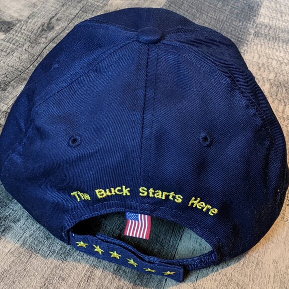 Bureau of Engraving and Printing Hat Navy Blue Cotton Baseball Cap - Picture 3 of 8